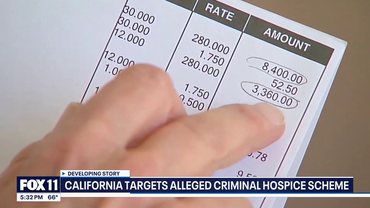 PREVIOUS COVERAGE: California targets alleged criminal hospice scheme