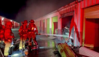 Rio Linda storage facility fire damages several units