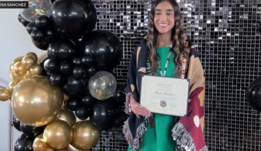 Sacramento salutatorian honors heritage with tribal regalia at graduation