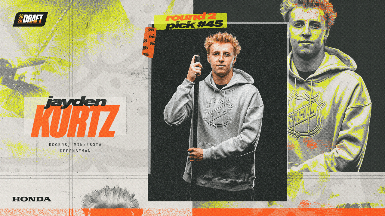 Ducks Select Defenseman Kurtz with 45th Overall Pick in NHL Draft