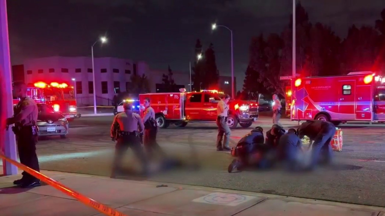 1 dead, 6 wounded in LA street takeover