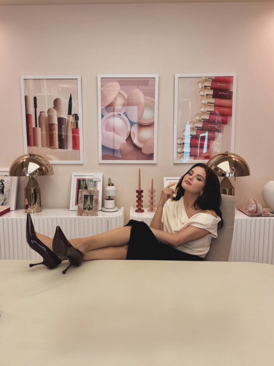 Selena Gomez Rare Beauty office