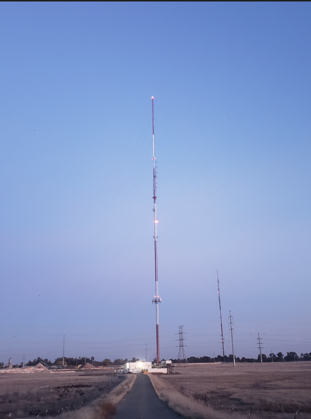 CapRadio's broadcasting tower in Elverta.