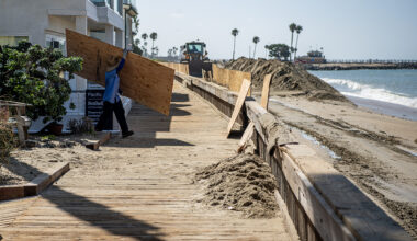 Long Beach prepares for high tides, larger waves stirred by Hurricane Genevieve • Long Beach Post News