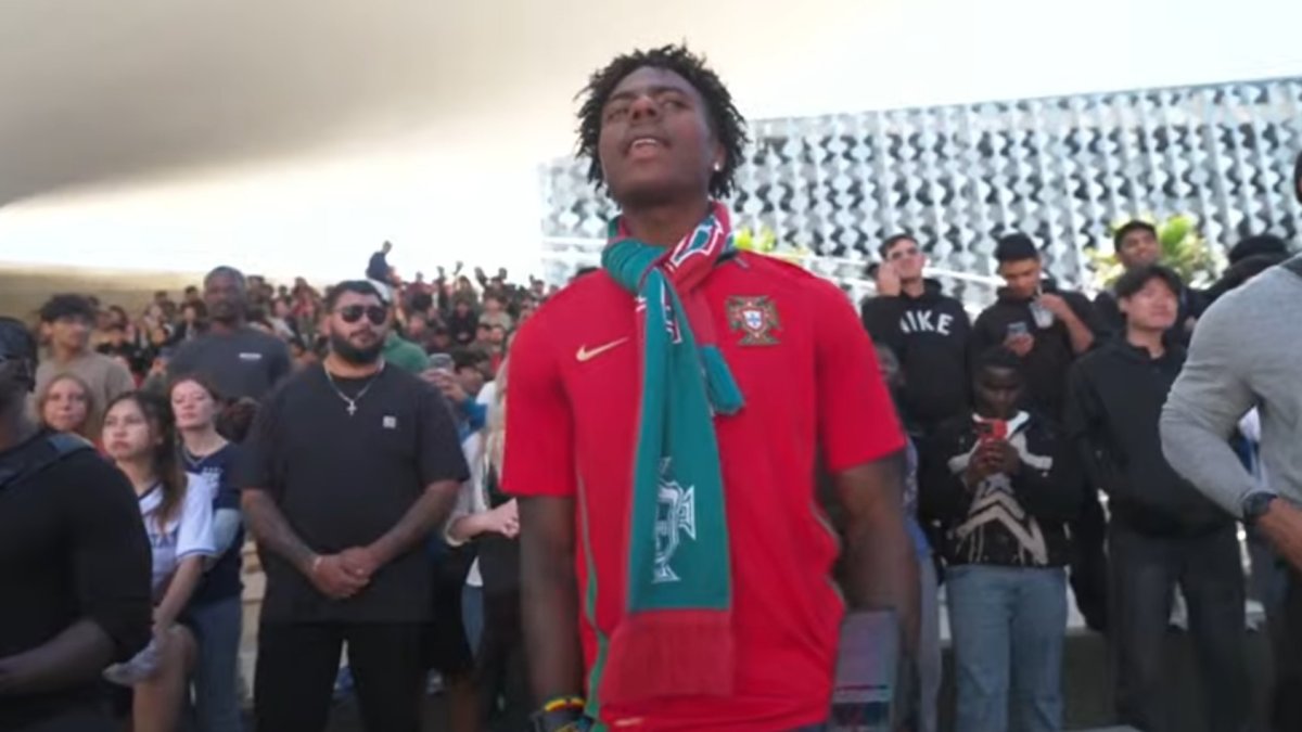 Viral online streamer IShowSpeed attends San Francisco World Cup watch party – NBC Bay Area