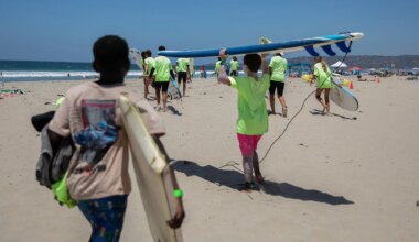 Sewage pollution keeps kids out of the water in this beach town