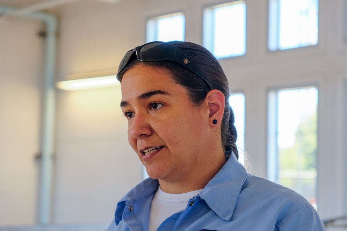 Madison Malicki, senior plant operator, has worked at the Sacramento River Water Treatment Plant for 10 years.