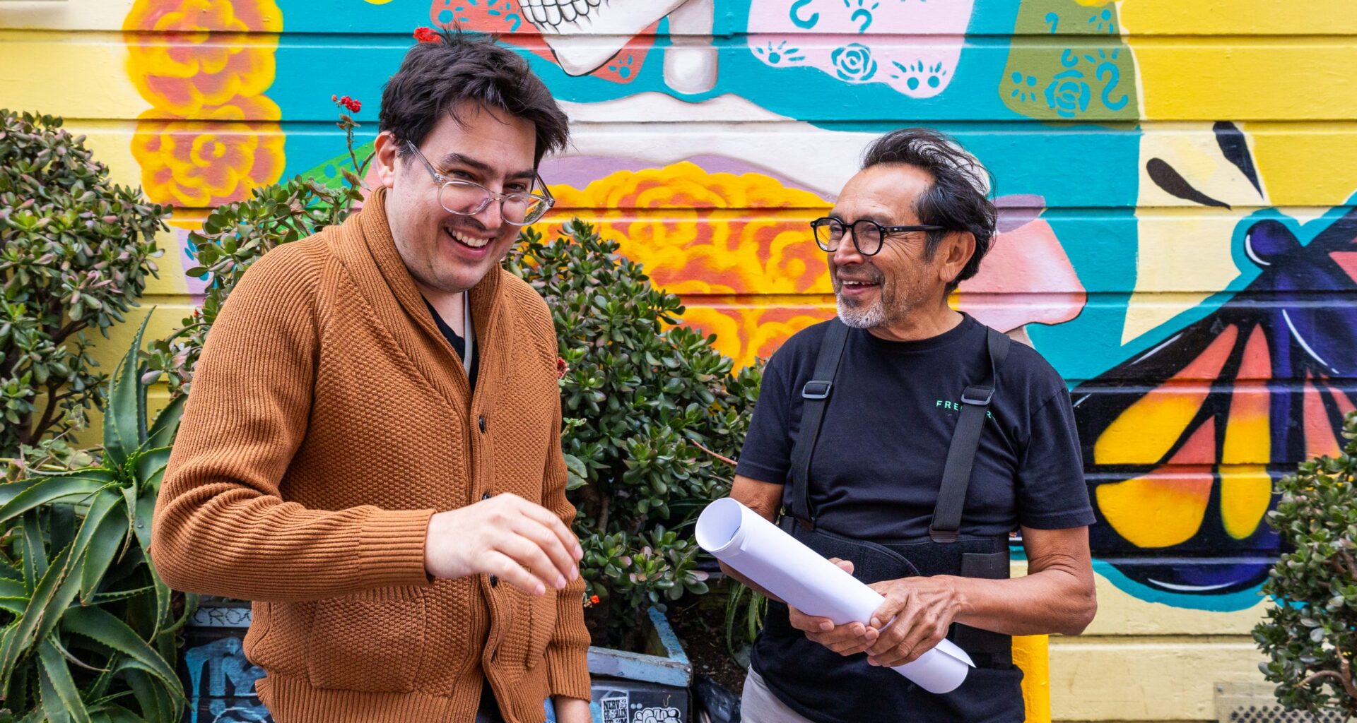 Original muralists return to Balmy Alley with grant to save their work