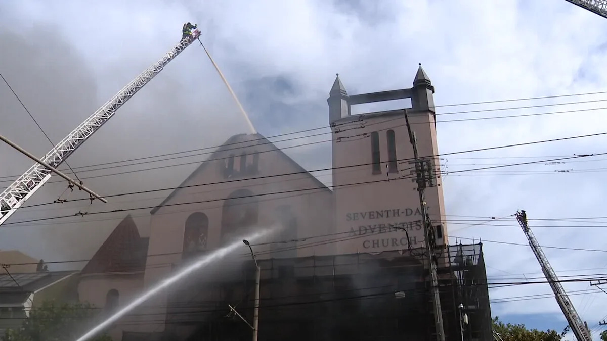 San Francisco church fire: Investigators probe cause of massive blaze