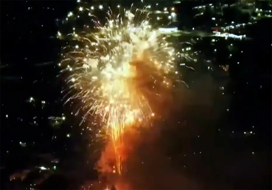 A Northern California homeowner hosted a massive fireworks show on the Fourth of July with illegal explosives and is now facing an outrageous fine of $100,000. KCR3