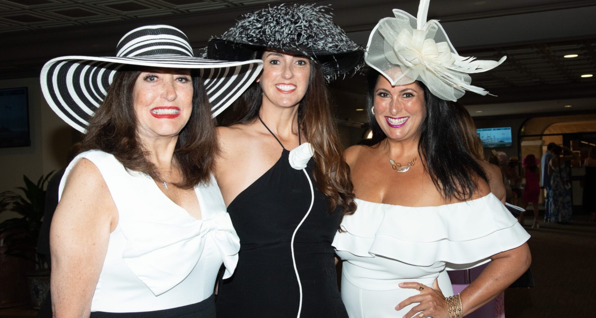 Stars, stripes and polka dots in fashion at Del Mar Racetrack