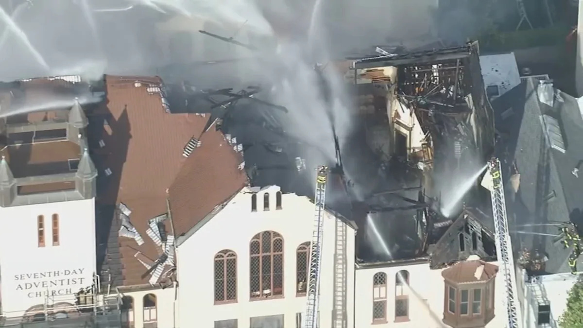 Construction work sparked fire at 134-year-old San Francisco church, pastor says