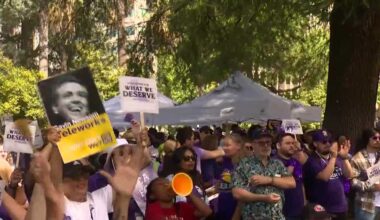 California state workers protest return-to-office mandate