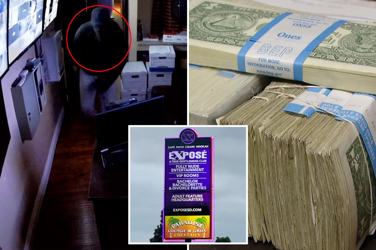 Thief snatches over $25,000 in singles from San Diego strip club