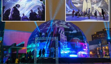 San Jose unveils 60-foot dome as a local alternative to Vegas Sphere