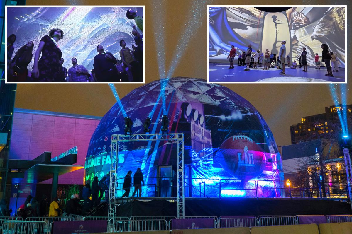 San Jose unveils 60-foot dome as a local alternative to Vegas Sphere