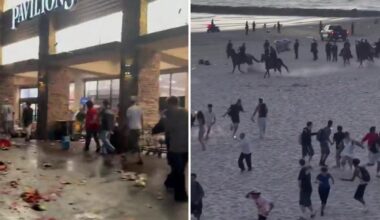 California July Fourth chaos: Stores looted, police horses charge, fires erupt