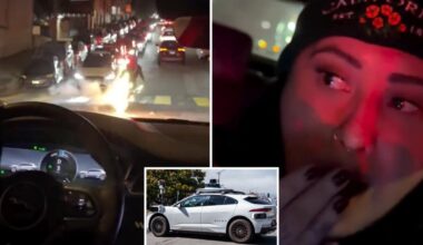 Waymo drives through exploding fireworks in San Francisco