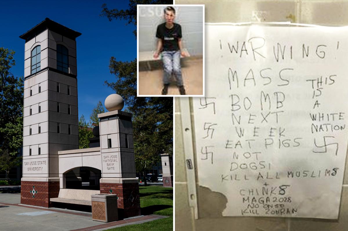 California grad student snared in alleged bomb plot after leaving terrifying message in restroom