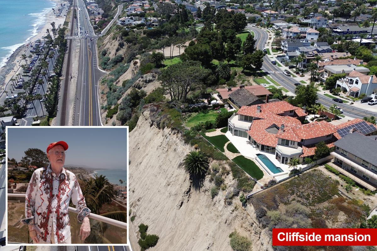 Dana Point homeowner's stunning $10M mansion is hanging off a cliff. Now he's bracing for a super El Niño