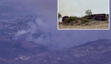Rainbow wildfire forces home evacuations in North San Diego County