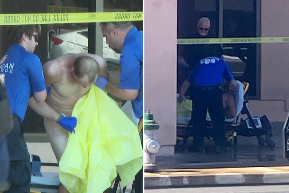 Naked man found hiding in Fresno plasma center ceiling resists arrest