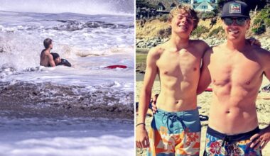 Hero 16-year-old lifeguard breaks silence on dramatic ocean rescue