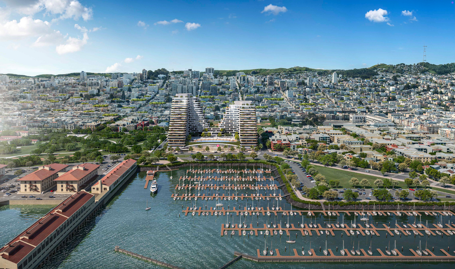15 Marina Boulevard, rendering by Arquitectonica