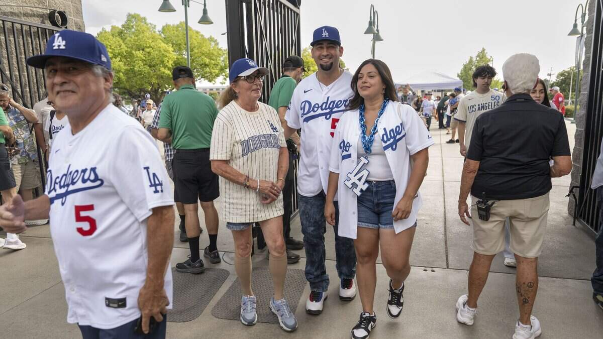 Sacramento goes blue as Dodger fans flock in for series