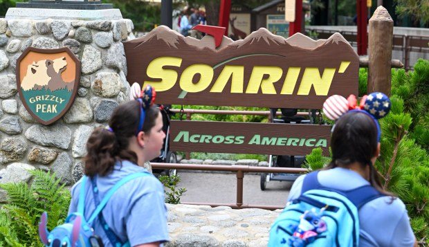 Opening day of Soarin' Across America at Disney California Adventure in Anaheim on Thursday, July 2, 2026. The patriotic nod to the United States' Semiquincentennial temporary replaces Soarin' over the World. (Photo by Jeff Gritchen, Orange County Register/SCNG)