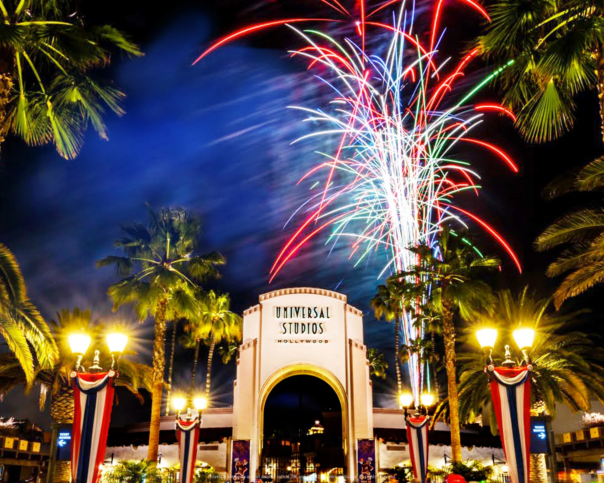 Universal Studios fireworks