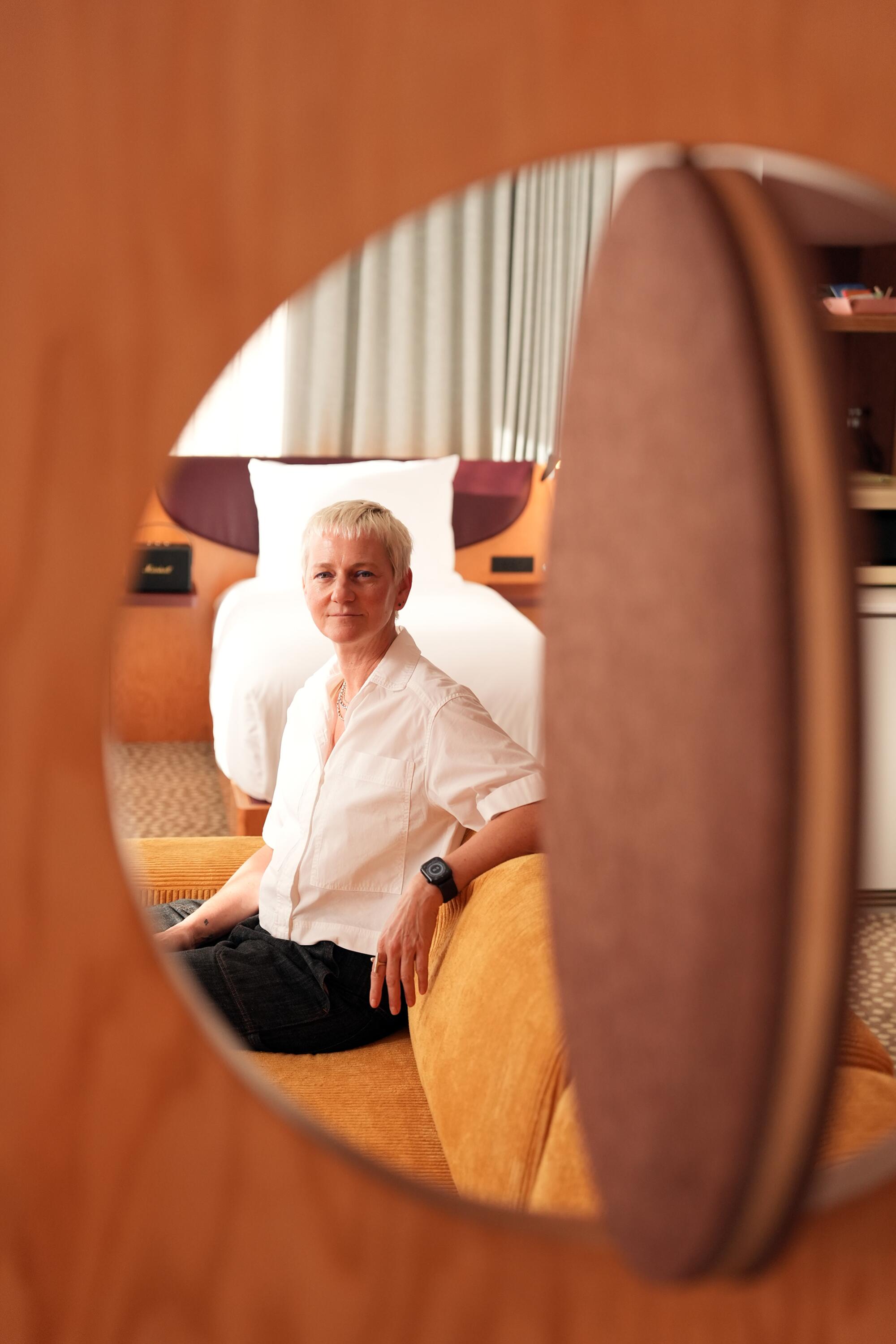 RA Rudolph in the Sri King Suite at Stile DTLA.