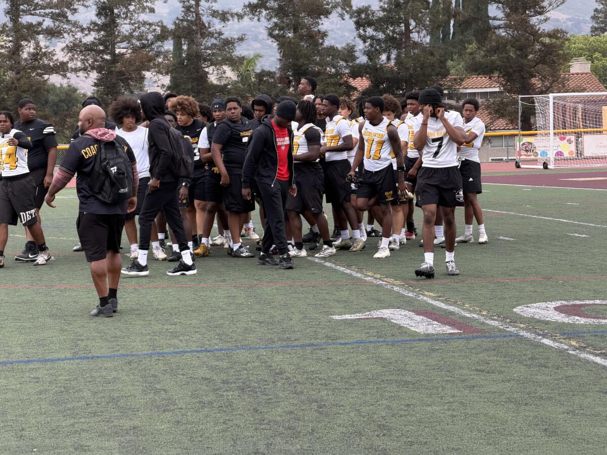 King/Drew players participating in the Simi Valley tournament.