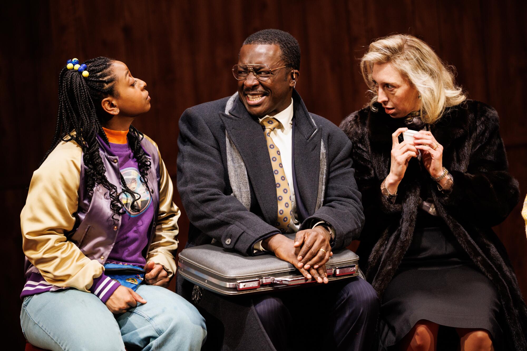 Alana Raquel Bowers, from left, Andy Lucien, and Crystal Finn in "Cold War Choir Practice" by Ro Reddick.