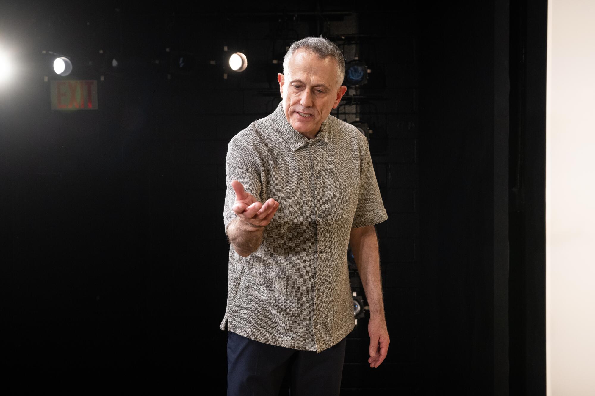 David Greenspan in a "I'm Assuming You Know David Greenspan" by Mona Pirnot.