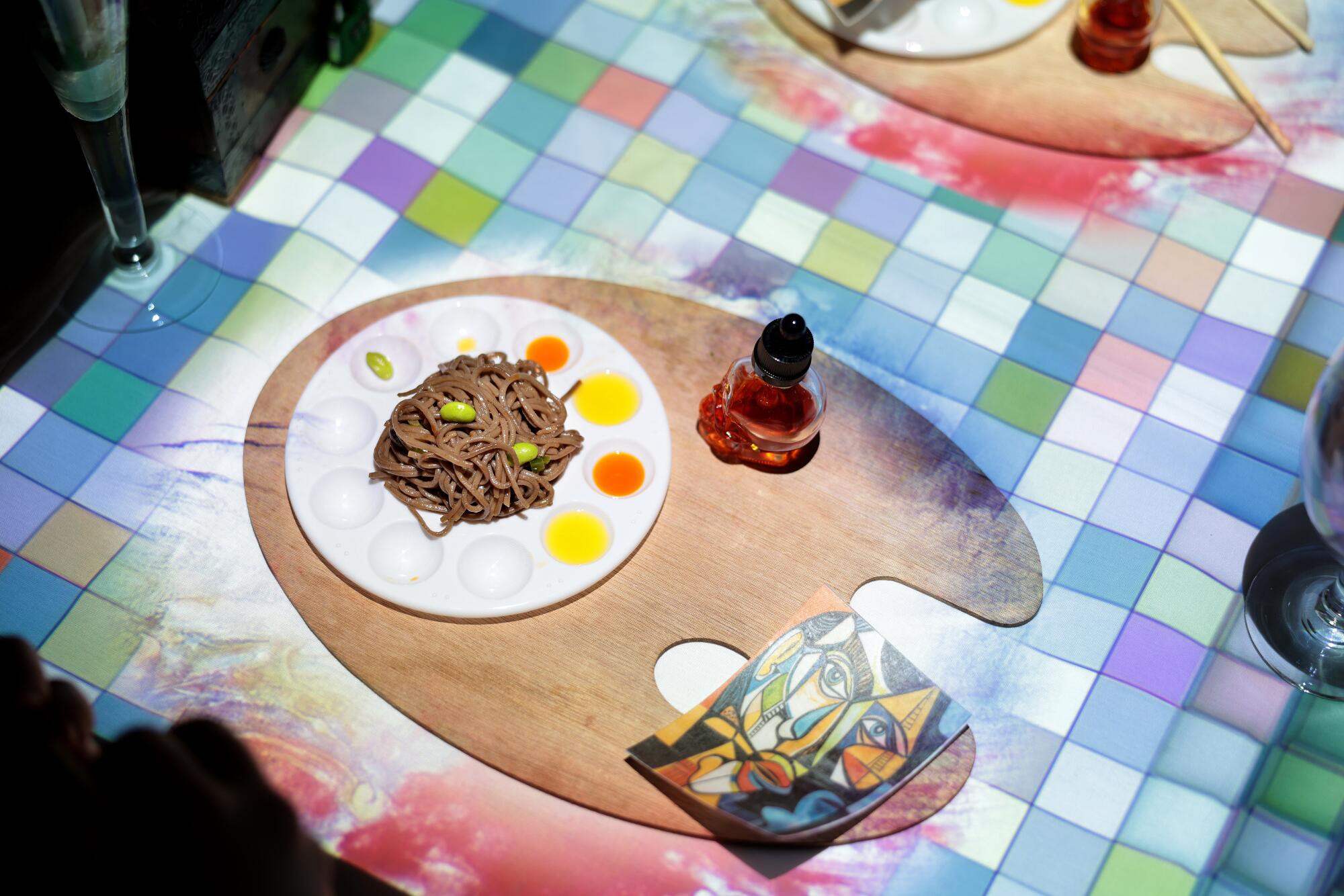 Even the paper is edible.