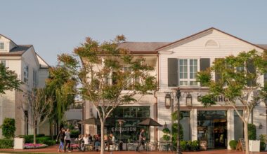 Palisades Village, one of the few retail blocks to survive the Palisades Fire, will reopen this August
