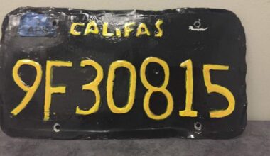 Is the black lipstick California license plate for real? – The Mercury News