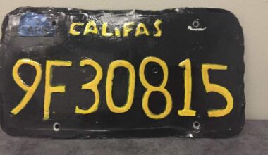 Is the black lipstick California license plate for real? – East Bay Times
