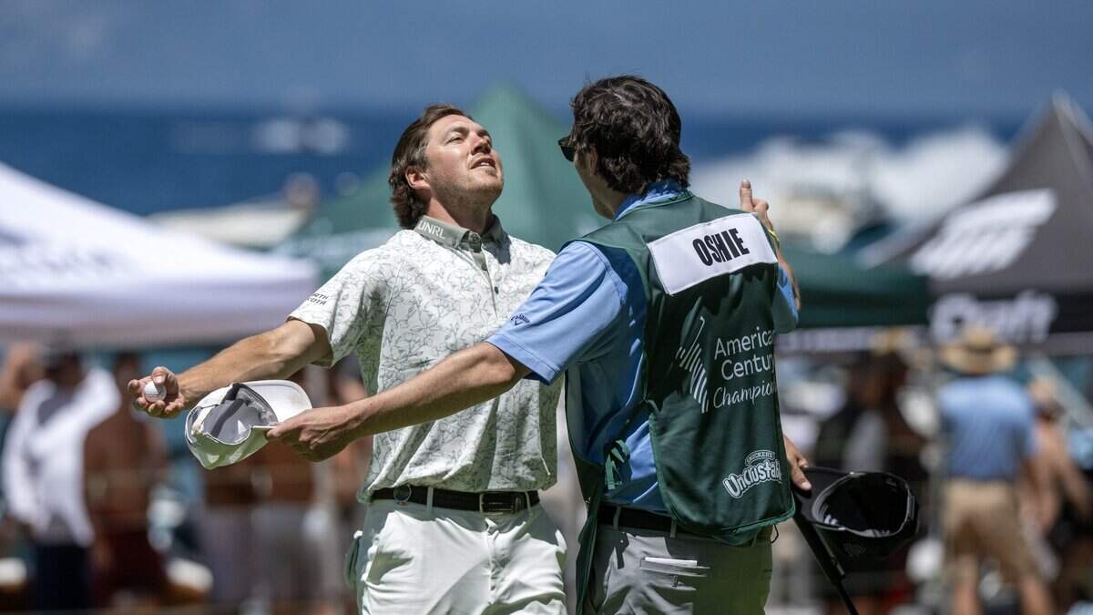 Celebrities tee off at American Century golf in Lake Tahoe