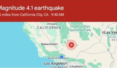 4.1 Earthquake Near California City Felt in SCV Area