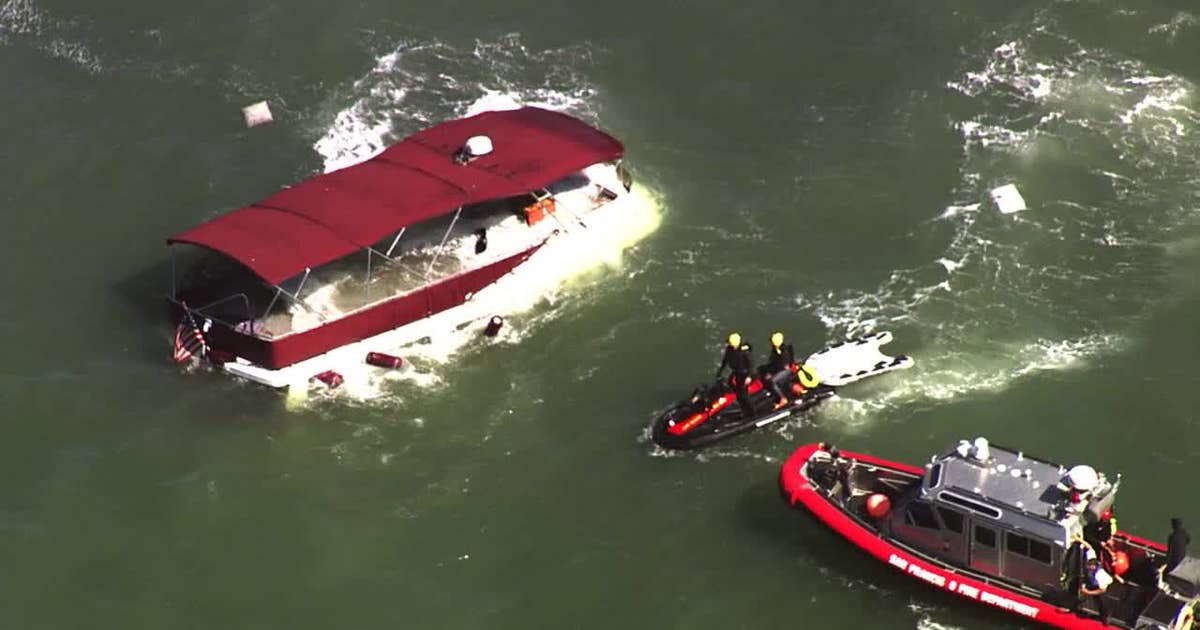 San Francisco boat rescue underway near Alcatraz