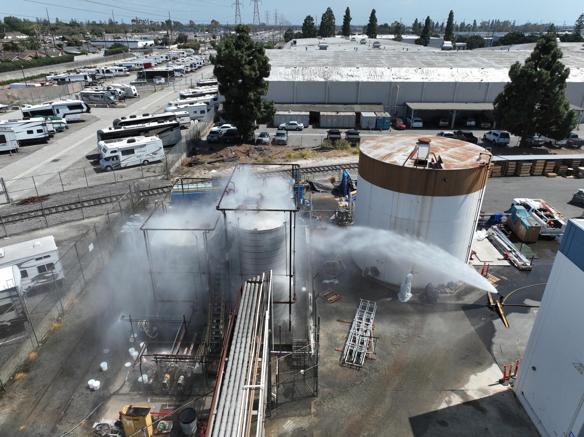 Evacuation orders were reissued May 22, 2026 in Garden Grove due to a toxic chemical leak at an aerospace facility. 