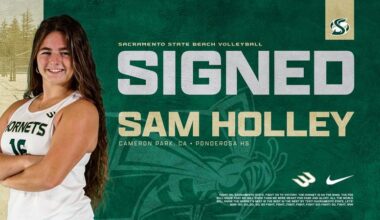 BEACH VOLLEYBALL ADDS PACIFIC TRANSFER SAM HOLLEY