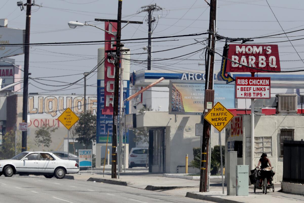 Westmont neighborhood in South L.A.