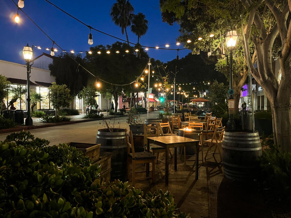 State Street in Santa Barbara.