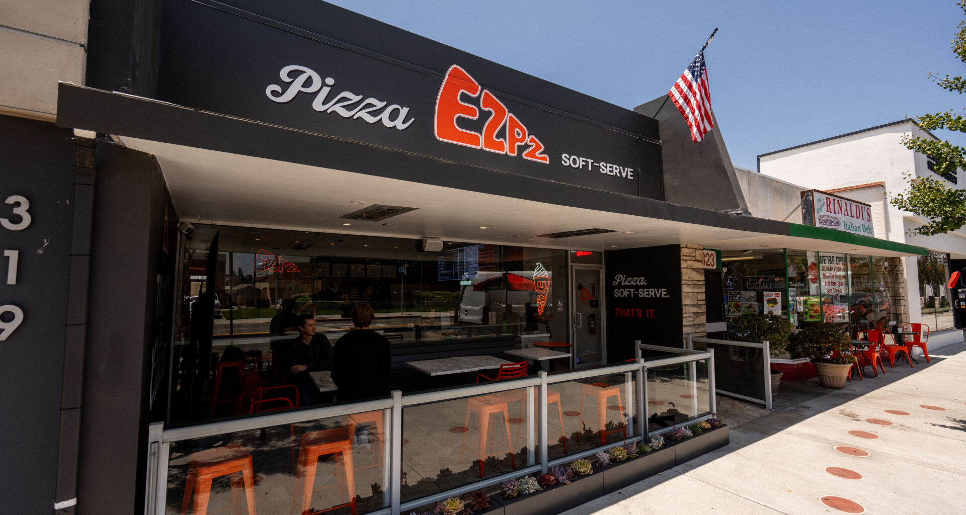 EZPZ opens with New York-style pizza and organic soft-serve