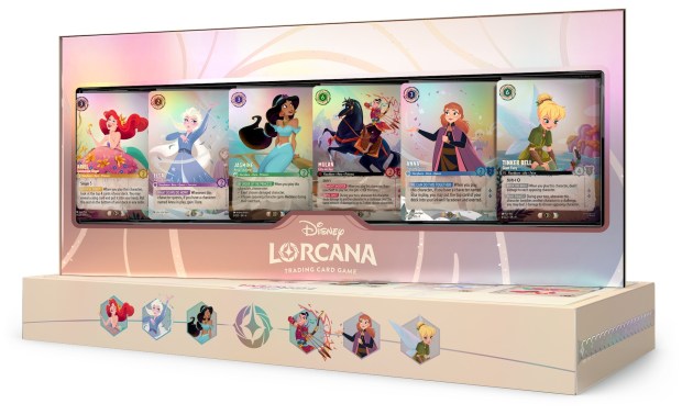 The Lorcana Curator's Collection: Heroines Edition collectible trading card game set. (Courtesy of Disney)