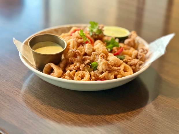 The Salt & Pepper Squid at the Gordon Ramsay at the Carnaby restaurant in Downtown Disney. (Photo by Brady MacDonald, Orange County Register/SCNG)