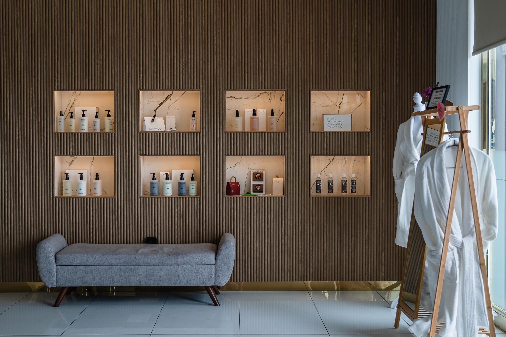 Spa Hyu imports its luxury skincare products, which are vegan-certified, from Korea.